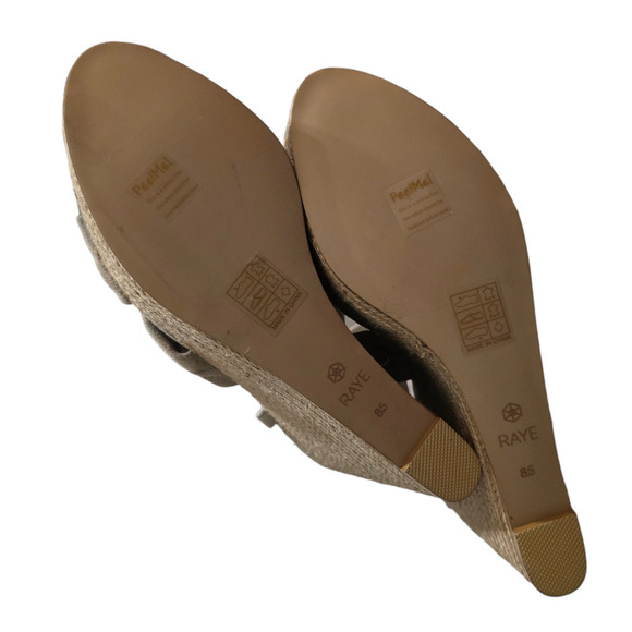 Raye espadrille wedge sandal open toe size 8.5 - Picture 7 of 7